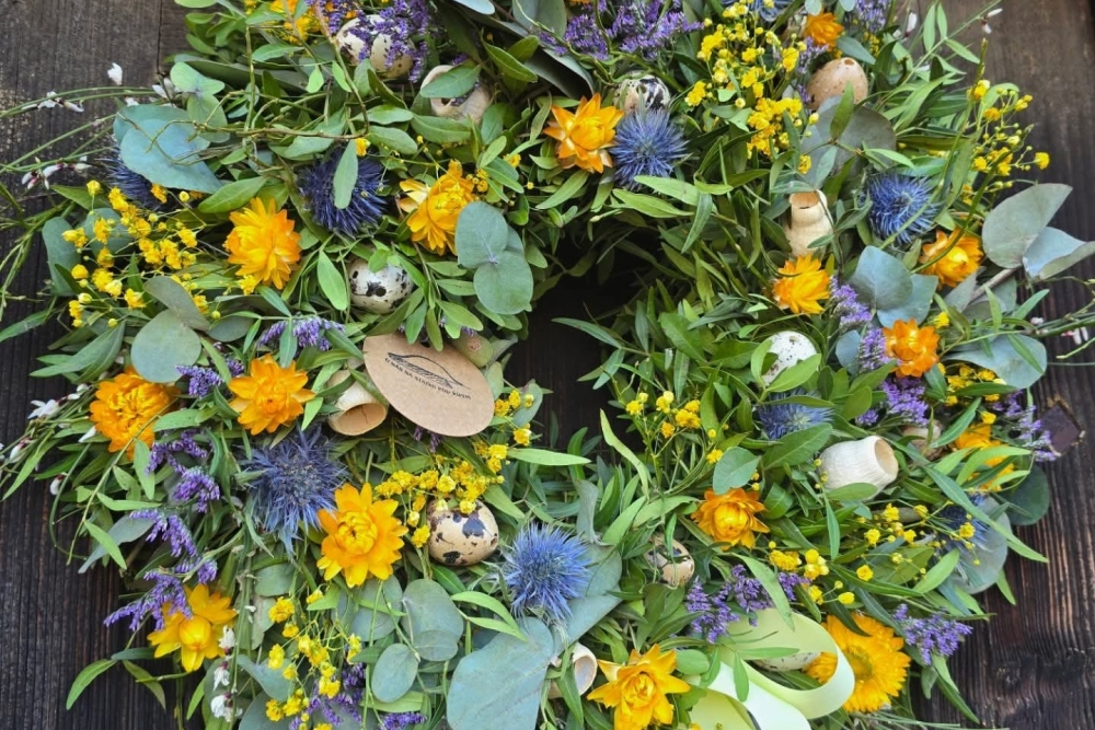 Velikonoční/jarní věnec - workshop pro dospělé pod vedením Pavly Hubalové