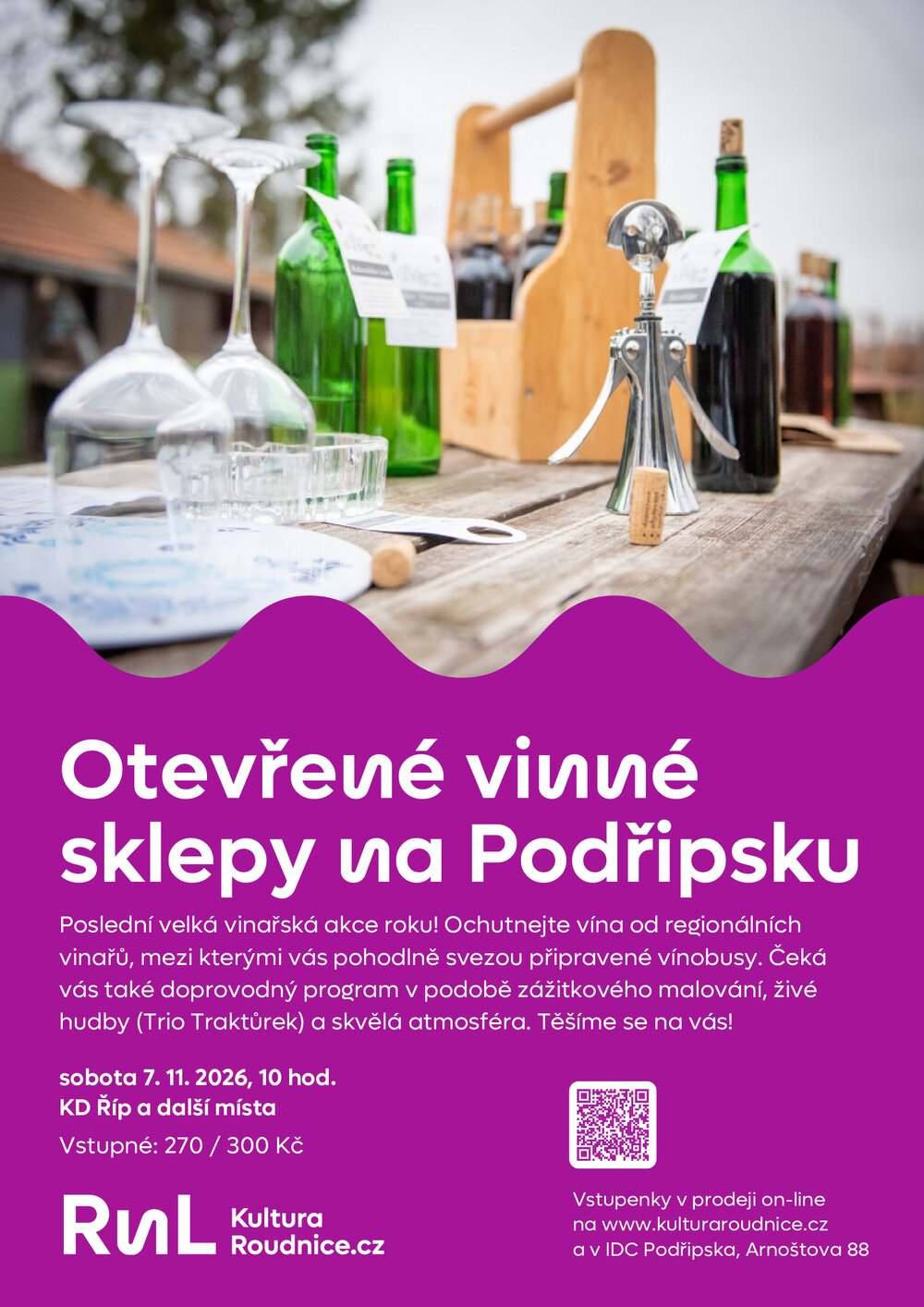 Plakát – Otevřené vinné sklepy na Podřipsku