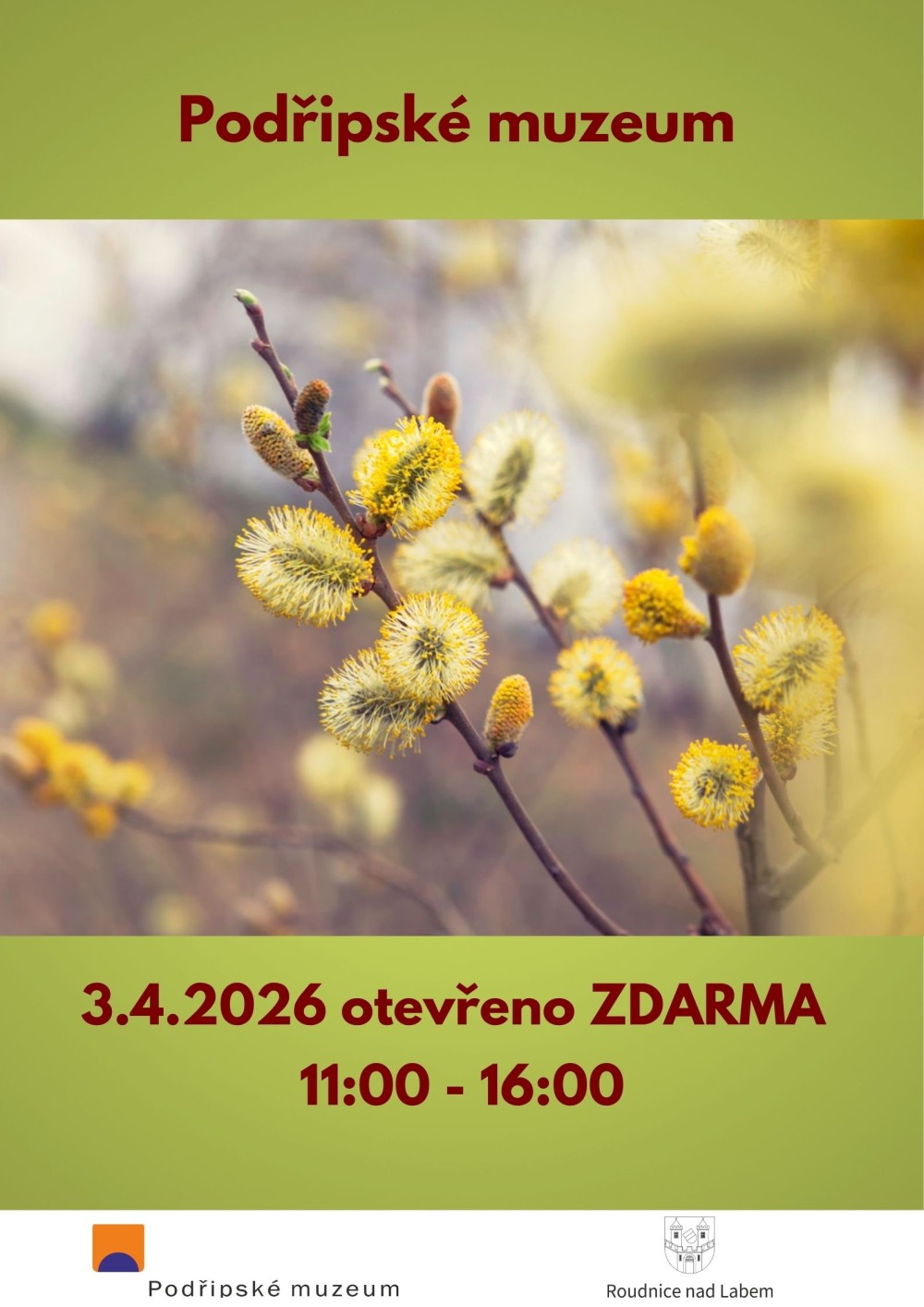 Plakát – Podřipské muzeum otevřeno zdarma