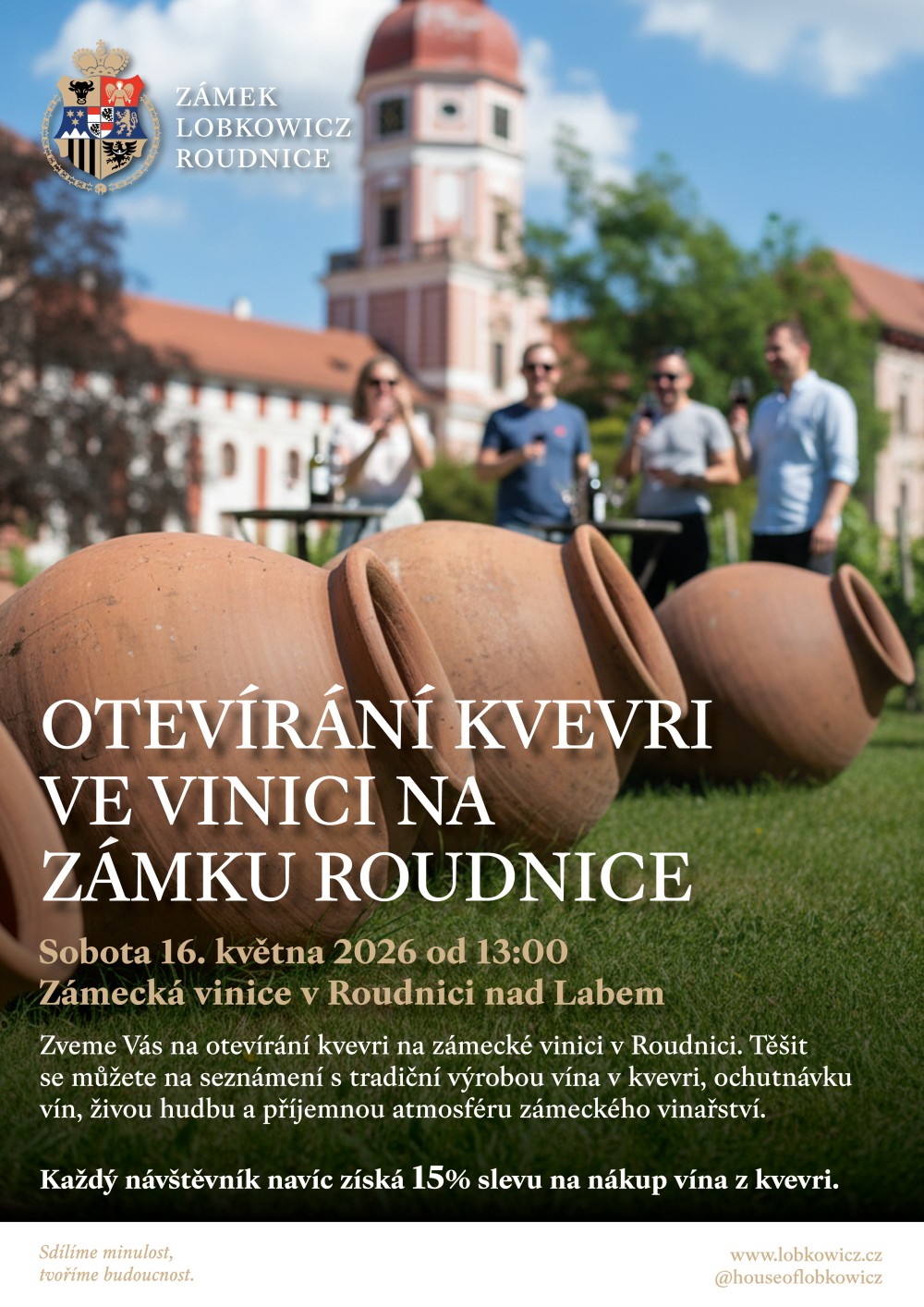 Plakát – Otevírání kvevri na zámecké vinici