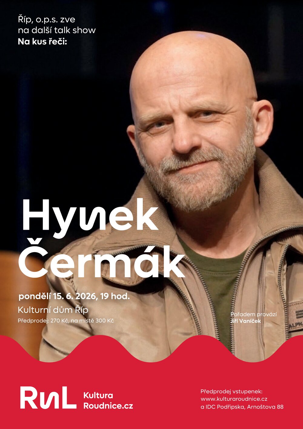 Plakát – Na kus řeči s Hynkem Čermákem