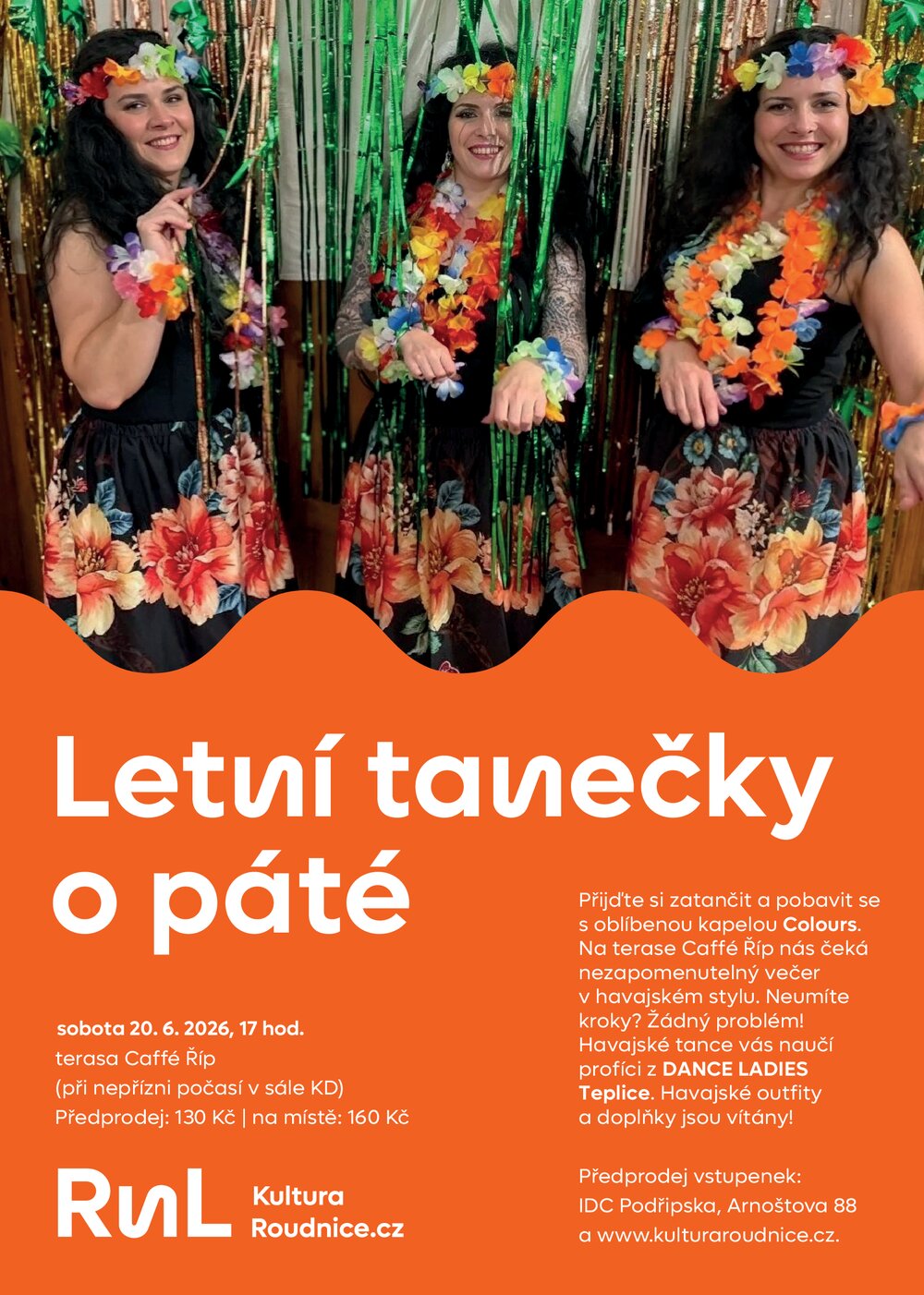 Plakát – Letní tanečky o páté