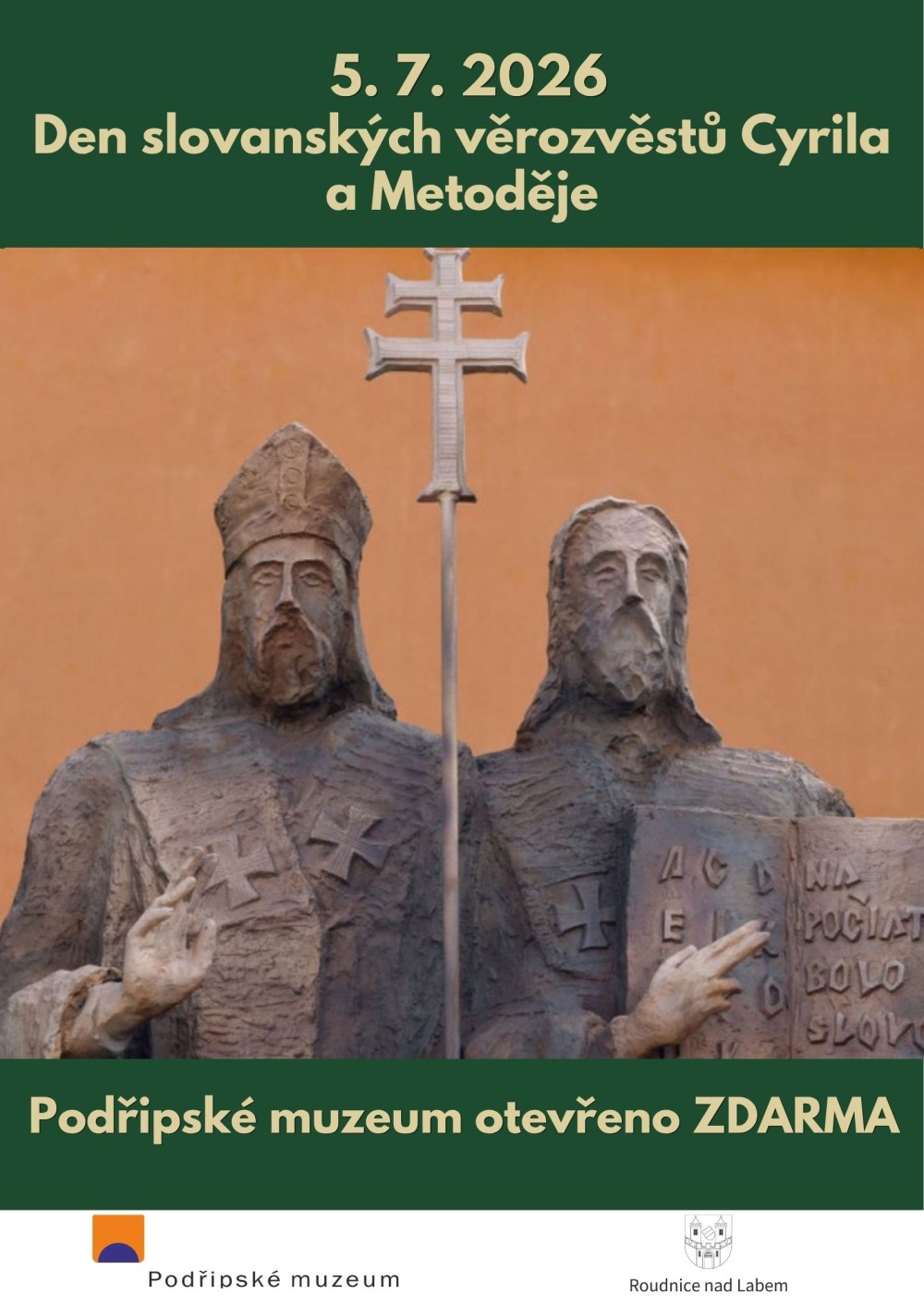 Plakát – Podřipské muzeum otevřeno ZDARMA