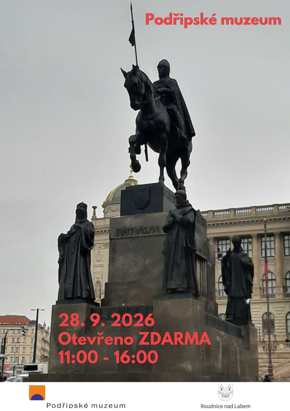 Plakát – Podřipské muzeum otevřeno ZDARMA