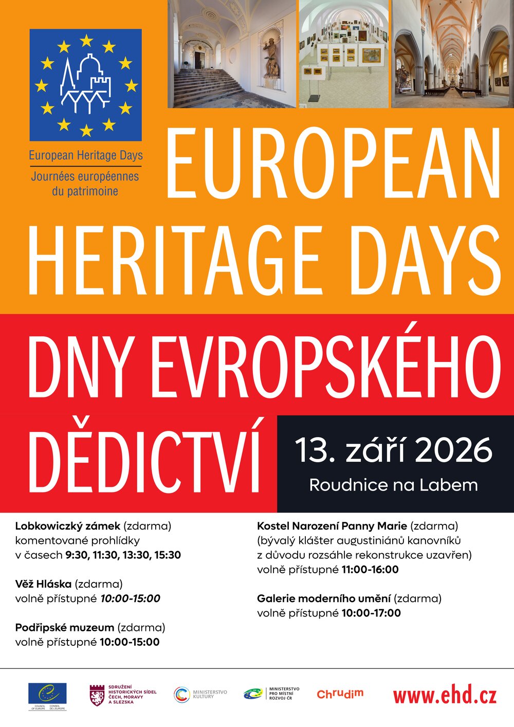 Plakát – Dny evropského dědictví