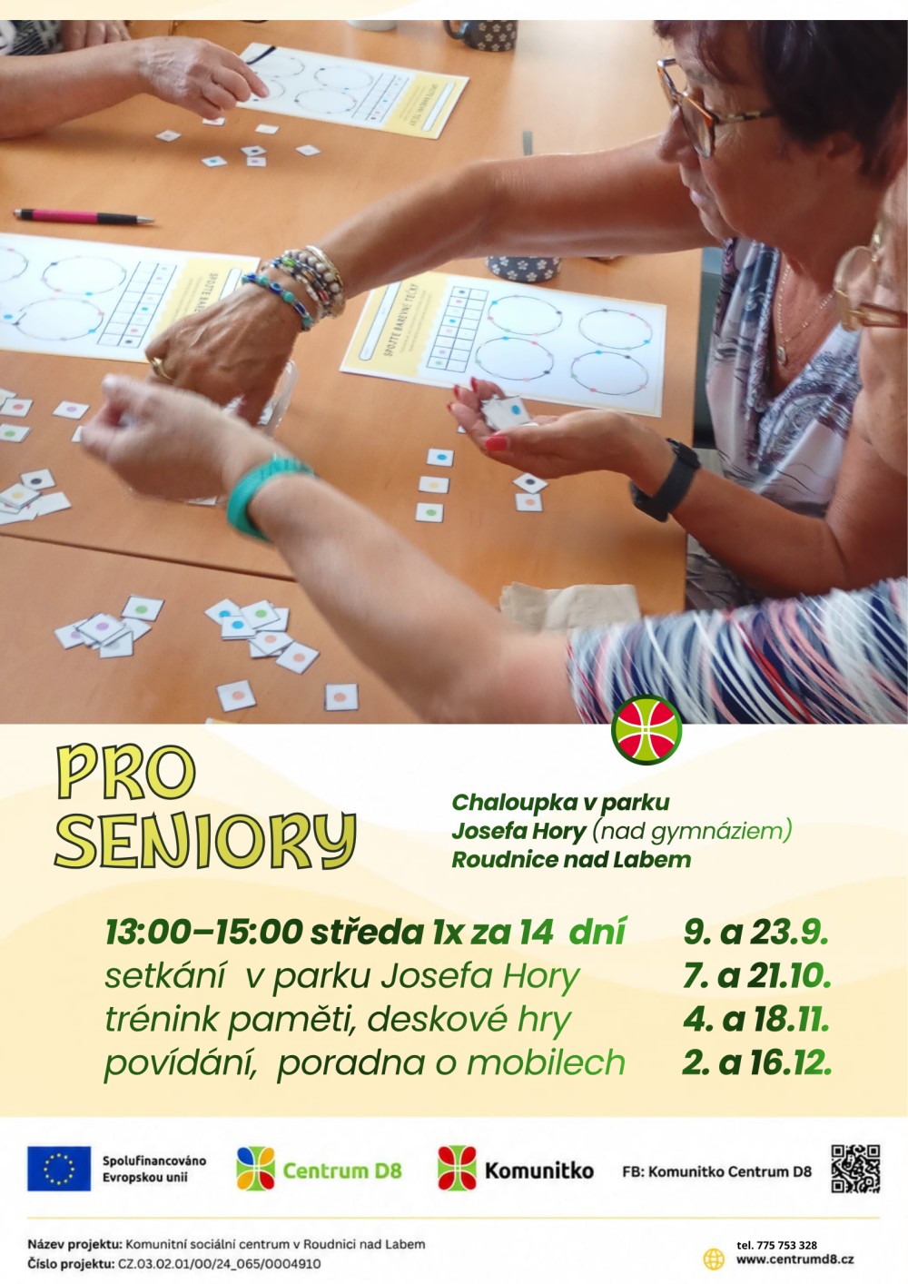 Plakát – senioři v parku 9. a a23.9.