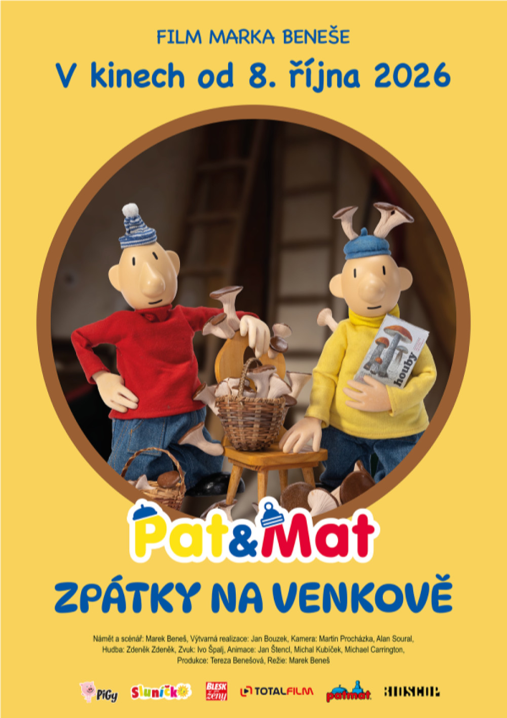 Plakát – Pat a Mat: Zpátky na venkově