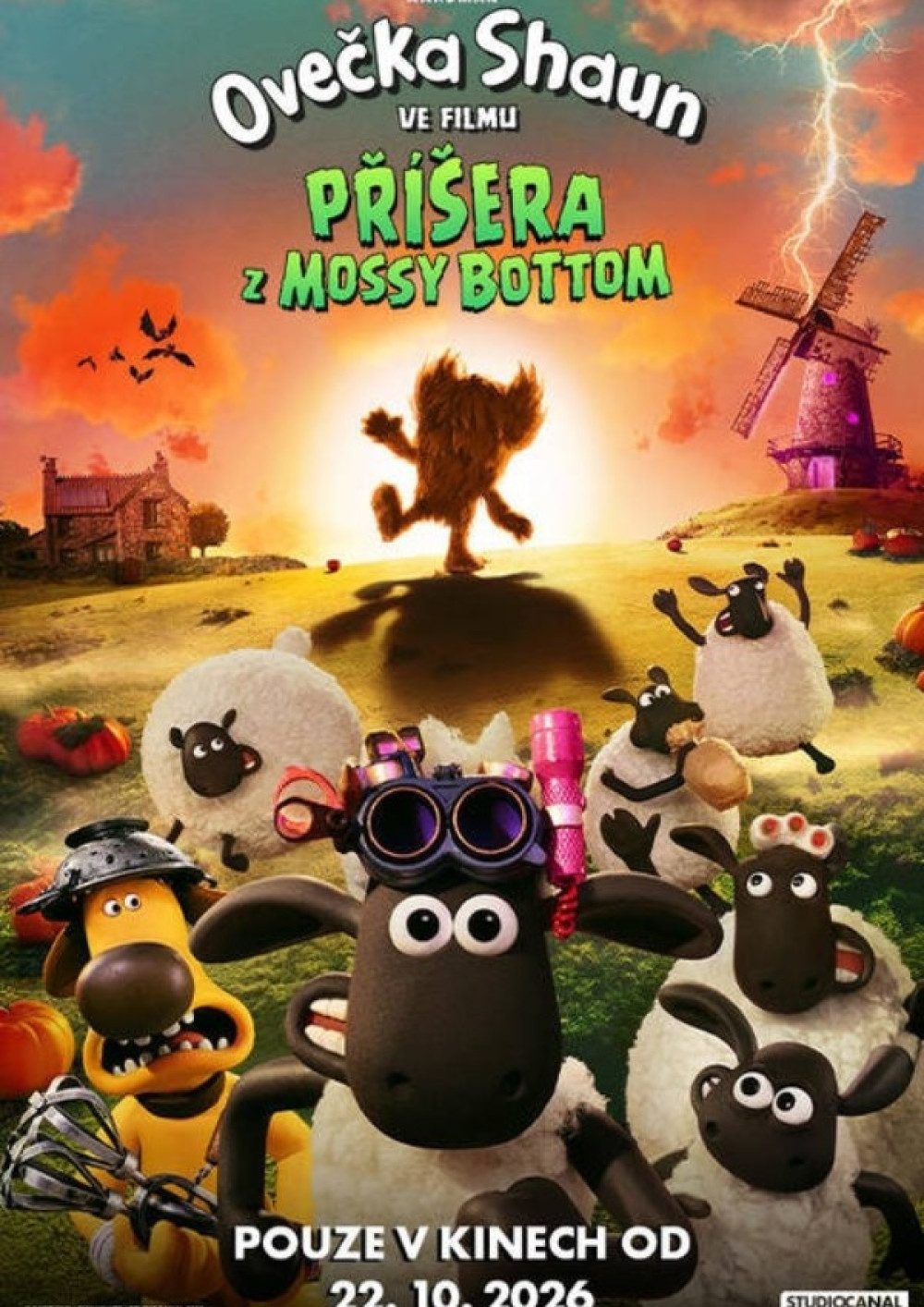 Plakát – Ovečka Shaun ve filmu Příšera z Mossy Bottom