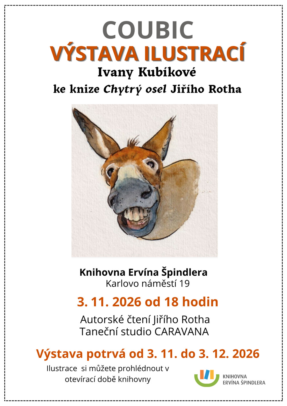 Plakát – COUBIC: Výstava ilustrací Ivany Kubíkové
